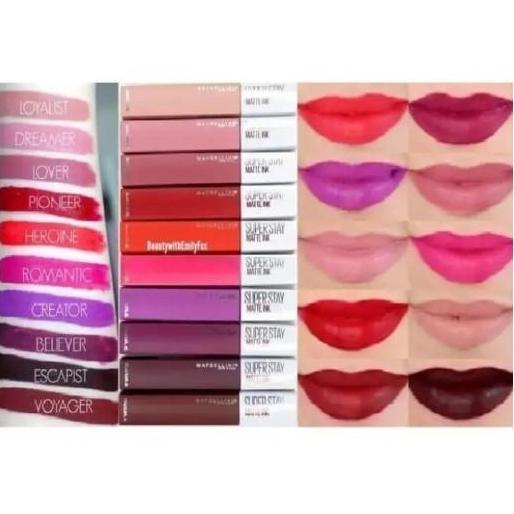 Color- Maybelline Superstay Super Stay Matte Ink Lip Cream Color  Coffee Edition 5Ml Lipstick Gloss