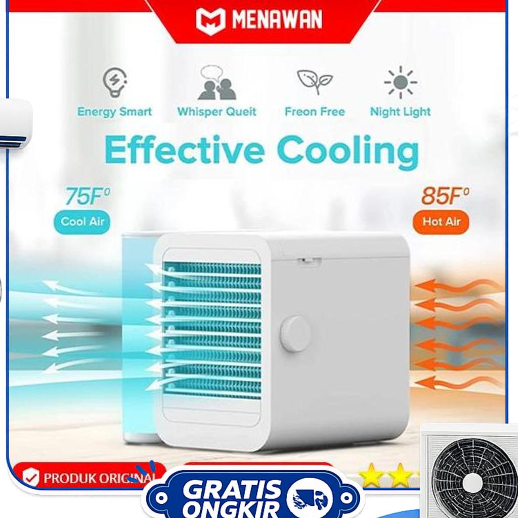 Microhoo Snowman Personal Air Cooler Kipas Angin Ac Pendingin Portable