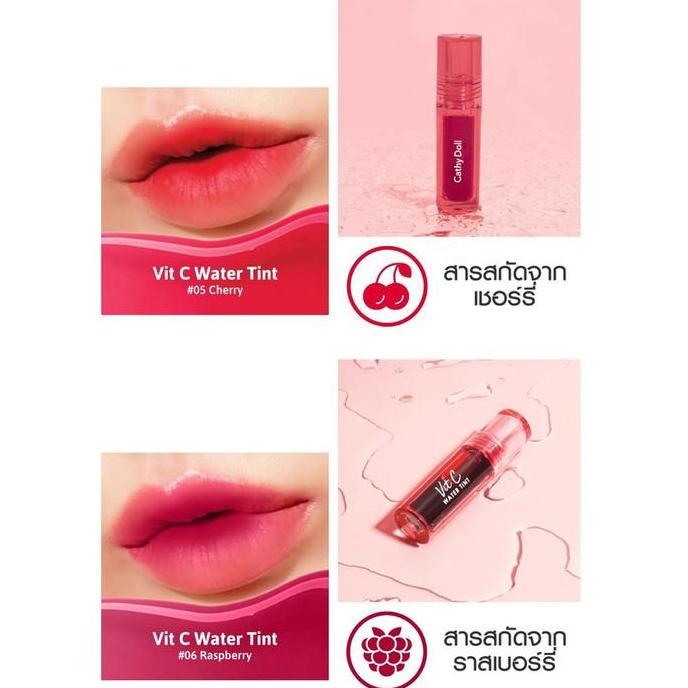 Color- Cathy Doll Vit C Ter Tint | Win Metawin |Lip Tint | Lipstik