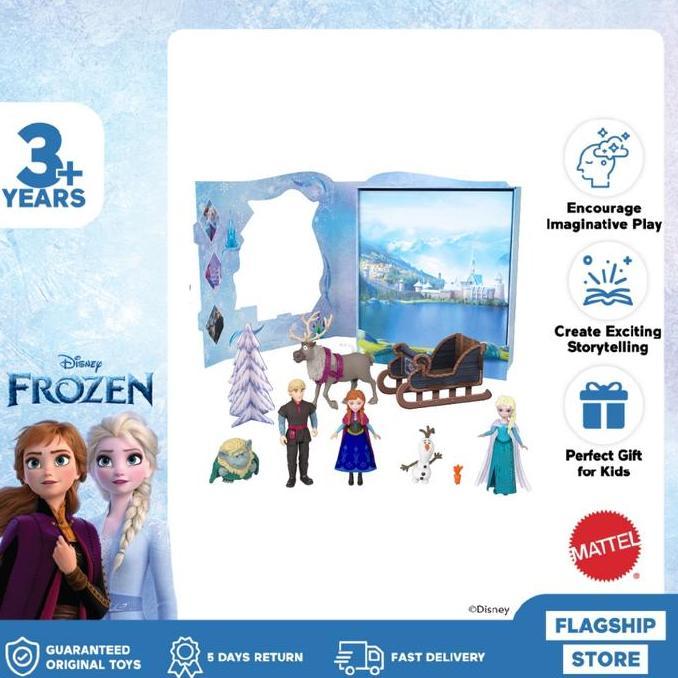 BM- Disney Frozen Frozen Classic Storybook Set - Mainan Boneka Anak Perempuan