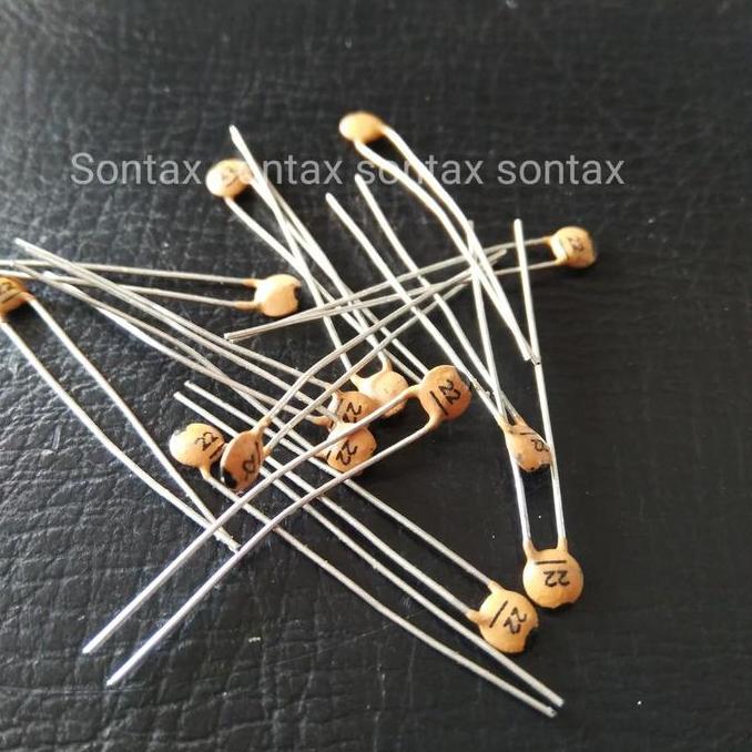 22PF 22 P PF 22P KAPASITOR CAPACITOR CAPASITOR NPO MURATA KERAMIK STX27