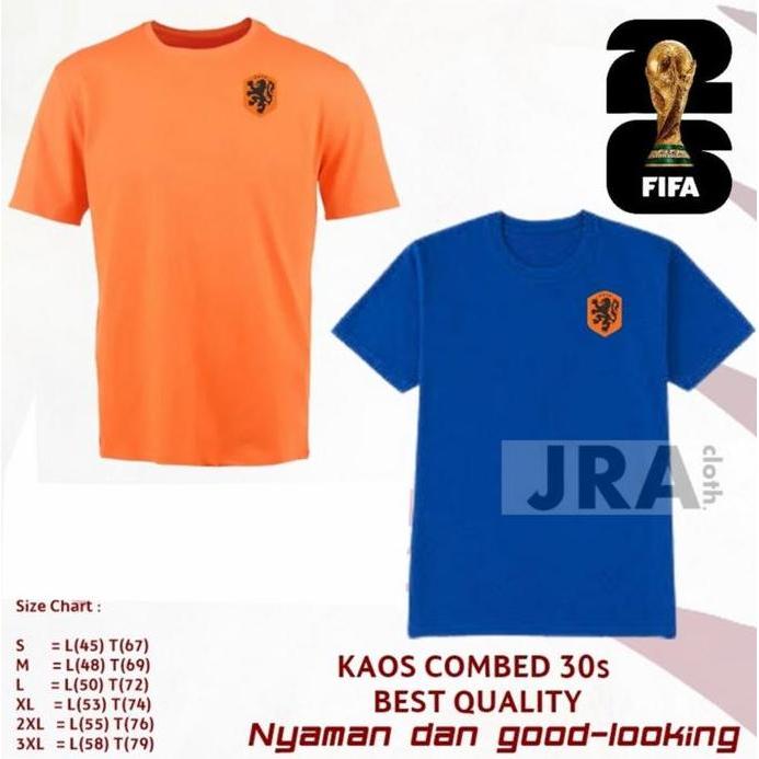 EPTEMU KAOS BAJU SHIRT TIMNAS HOLLAND BELANDA HOME AWAY WORLD CUP 2026