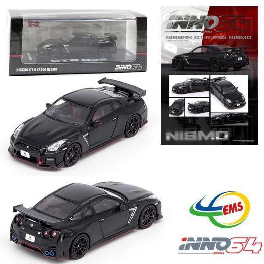 MUVC IN64-R35N-BLA  - INNO64 1/64 NISSAN GT-R (R35) NISMO Black
