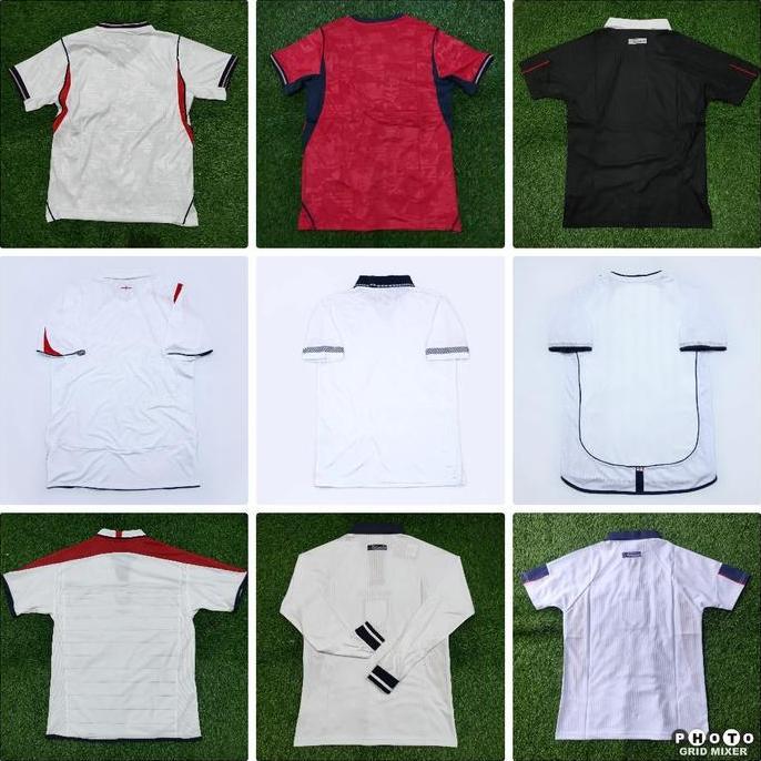 EPTEMU RETRO INGGRIS HOME AWAY JERSEY BAJU BOLA PIALA DUNIA EROPA 2022 2024 2026 GRADE ORI JUMBO XXL