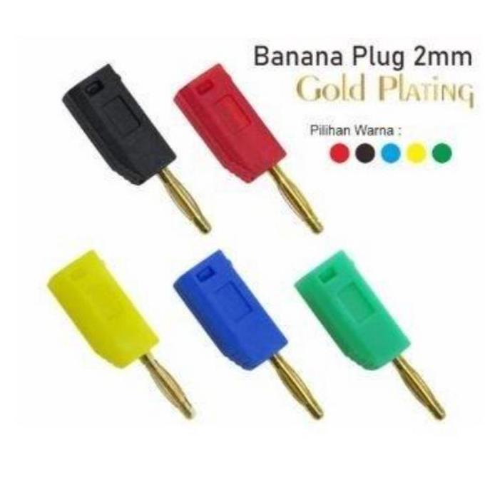 JACK BANANA PLUG 2MM SOCKET BANANA 2MM JEK BANANA ITE99