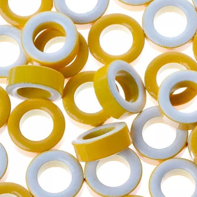 TOROID T50-26 FERIT KUNING PUTIH FERRITE FERITE FEERITE FEERIT MGB88