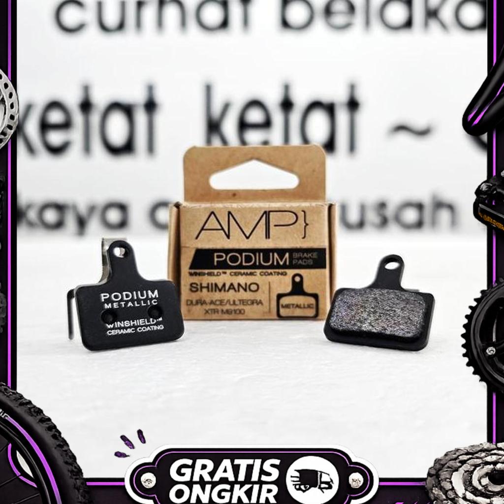 Amp Podium Brakepad / Brake Pads Shimano - Metallic