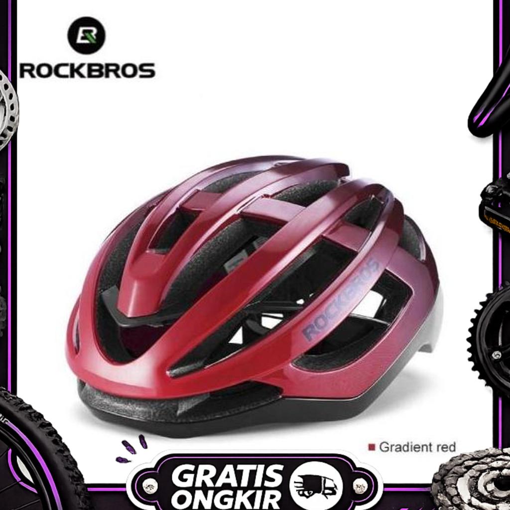 Helm Rockbros Helm Sepeda Roadbike Helm Sepeda Lipat Ultralight