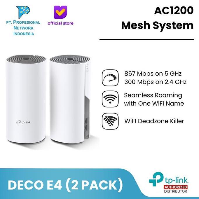 Tp Link Deco E4 / Tplink Deco E 4 Ac1200 Mesh System