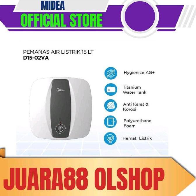MIDEA WATER HEATER D15 02VA WATER HEATER MIDEA 15L D15-02VA