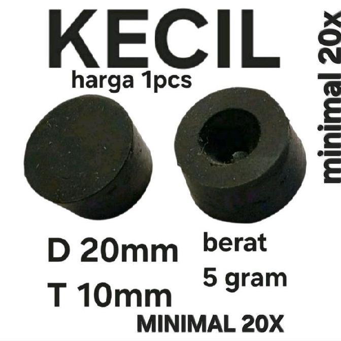 ( Kaki Karet Kecil ) Holder Dudukan Tatatan Alas Kaki Karet Hitam Bok Box Ampli Amplifier Meja Kursi