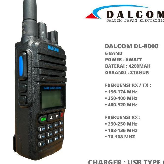 Ht Dalcom Japan Dl8 Ht Handy Talky Ht Vhf Dan Ht Uhf