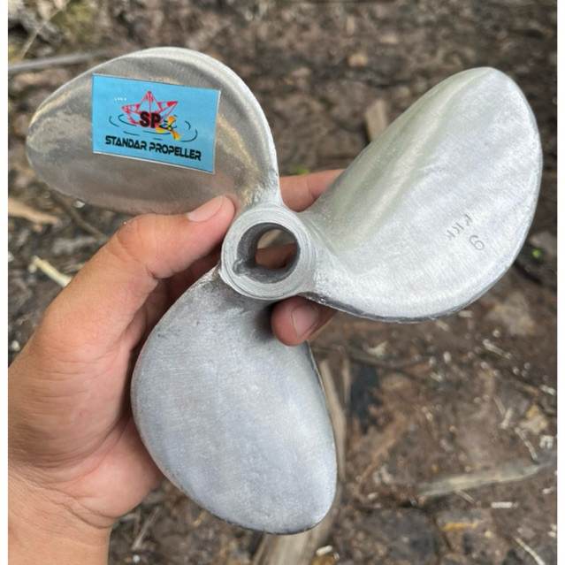 baling-baling perahu nelayan 3 daun tipe D9
