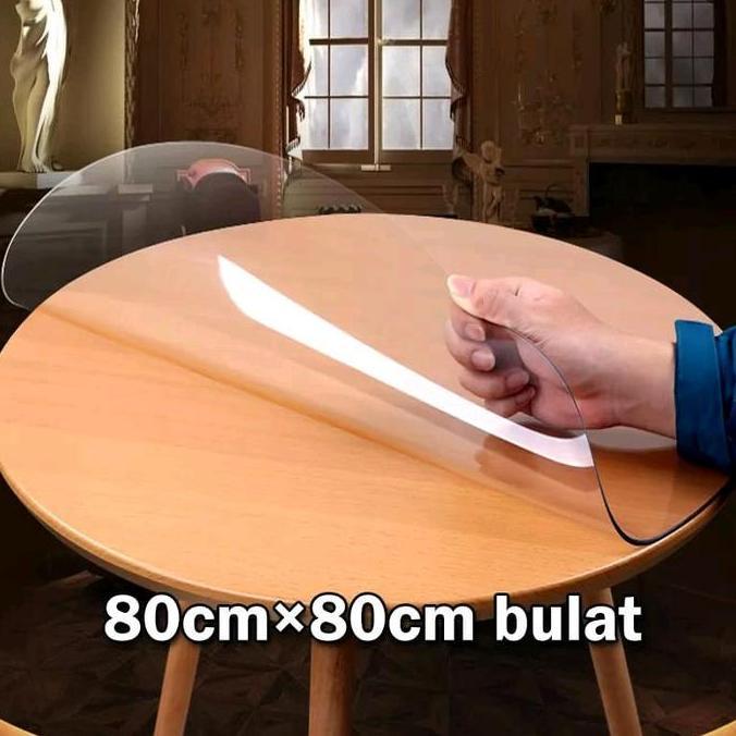 Promo Costum Taplak Meja Mika Bening Transparan 2 mm 0,7 mm 1,5 mm Diskon