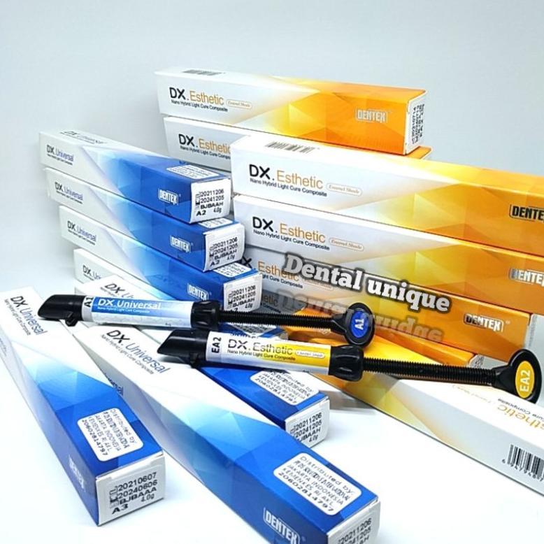 COMPOSITE DENTEX A1 /A2 /A3 COMPOSITE LEM BEHEL KOMPOSIT TAMBALAN COMPOSIT ESTHETIC / UNIVERSAL