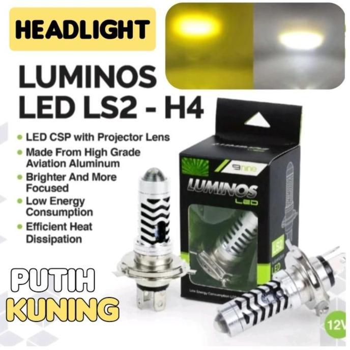 Lampu Led Luminos H4 Cb150R Verza Ninja Pulsar Cbr Putih Kuning