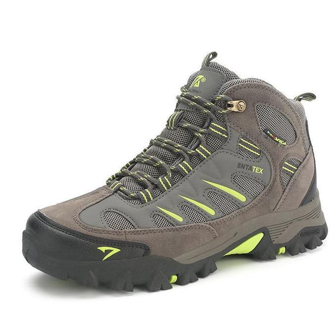 Moon- Sepatu Gunung Hiking Snta Tex Original 493 Grey Gren Dan 5 Warna Pilihan Lainya Semi Waterproo