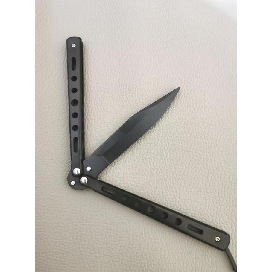 Moon- Balisong Knife Pisau Camping Outdoor Balisong Tactical Survival Kit