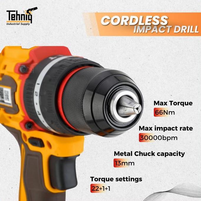 Sale Ingco Cidli20668 Mesin Bor Tembok Beton 20V / Brushless Impact Drill 13Mm Ingco Cidli20668