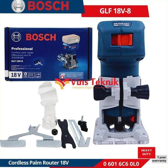 Promo Bosch Glf 18V-8 Glf Mesin Router Profil Kayu Mesin Router Profil Kayu 18V
