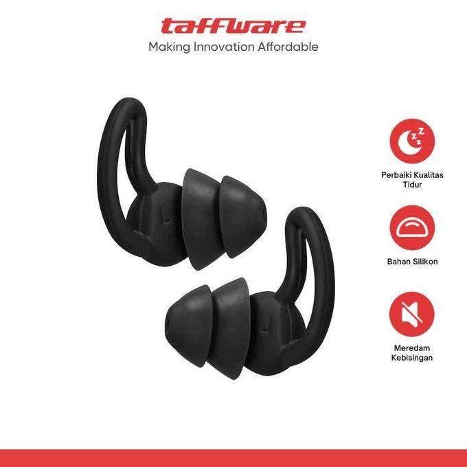 QINGACHO Penutup Telinga Earplug Noise Reduction 3 Layer Peredam Suara Berisik Peredam Suara Ngorok 