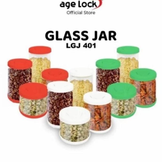 Agelock Glass Jar LGJ 401 / Toples Makanan