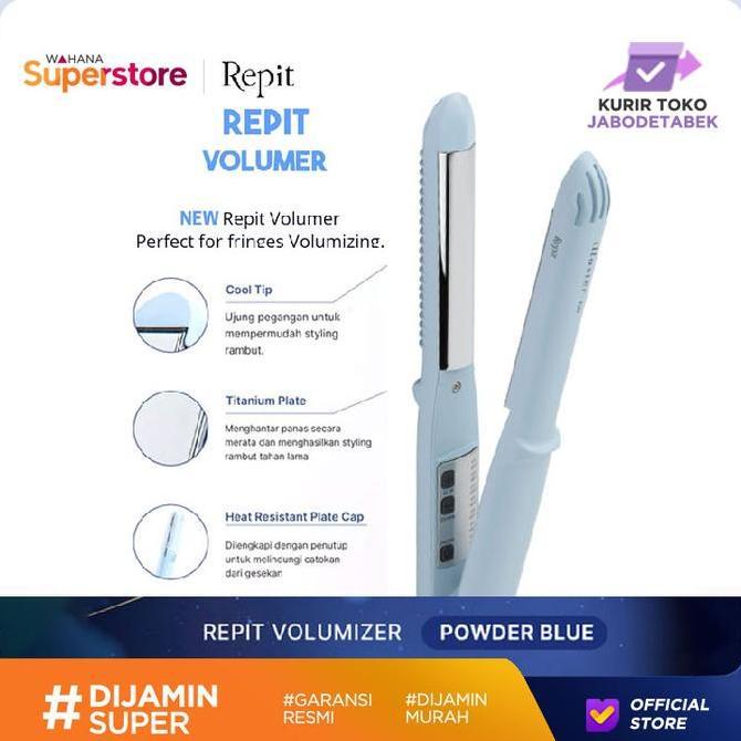 Repit Catokan Rambut Volumizer - Powder Blue