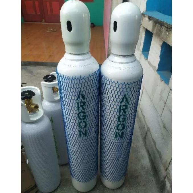 Tabung Gas Las Argon 2m3 + Isi Argon - Tabung Gas Las Argon WG Untuk Las Stainless