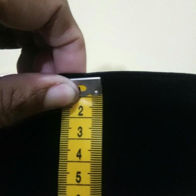 SALE - peci hitam songkok pendek tinggi 6 cm