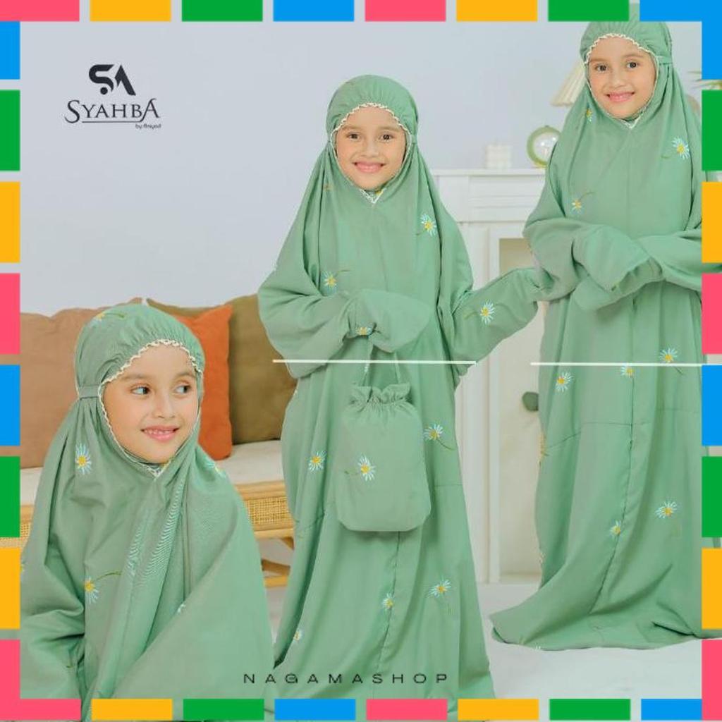 Diskon Lebaran Mukena Terusan Daisy Couple Tk Anak Dewasa | Syahba