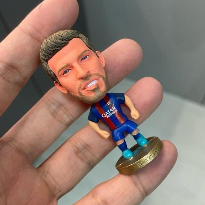 Ready Figure Miniatur Pemain Bola Barka Gerrard Pique Action Figure Bola Gerrard Pique  Soccer Figur