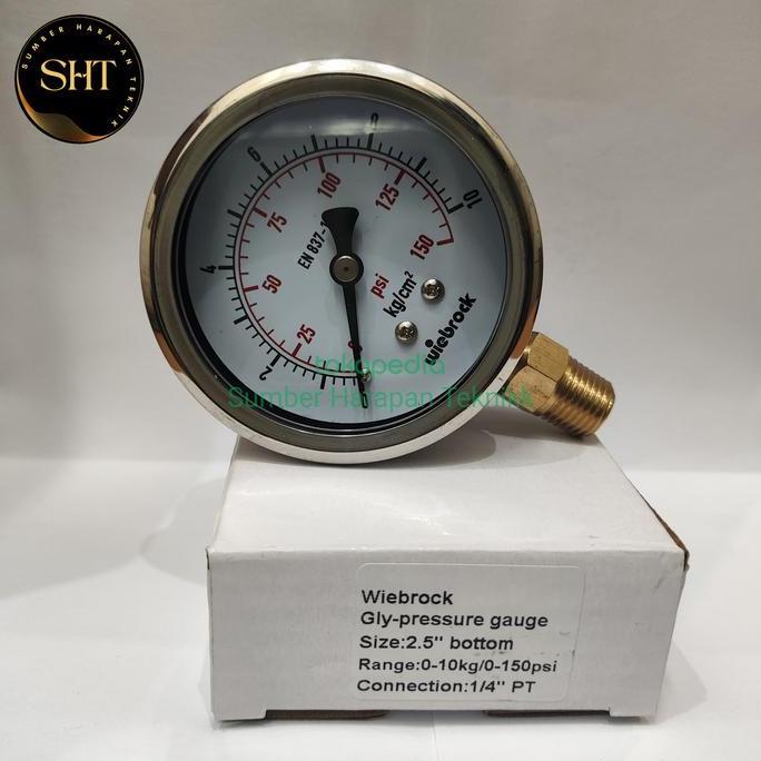 PRESSURE GAUGE WIEBROCK 10BAR