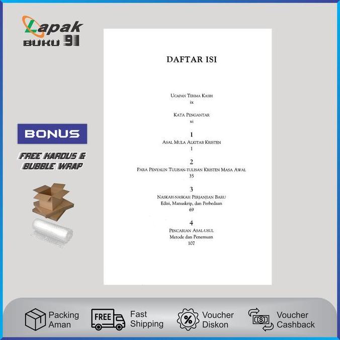 Buku Misquoting Jesus Kesalahan Penyalinan Dalam Kitab Suci Perjanjian Baru