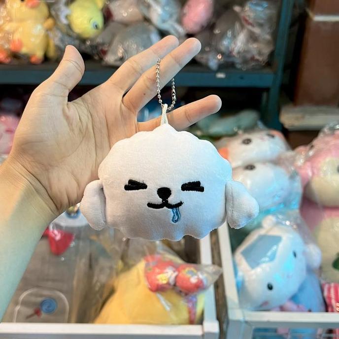 Ready GANTUNGAN KEYCHAIN CHARM BAG KUNCI KARAKTER ANJING LUCU MURAH PLUSHIE CUSTOM REQUEST BORDIR LO