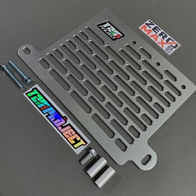 Cover Tutup Radiator TZM PROJECT Linear Silver Yamaha NMAX Old