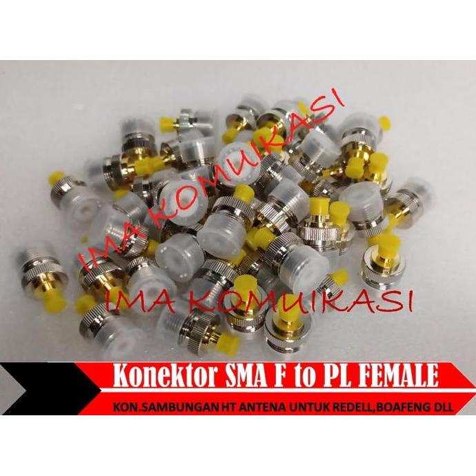 KONEKTOR SAMBUNGAN HT ANTENA SMA FEMALE to PL FEMALE HT REDELL,BOAFENG