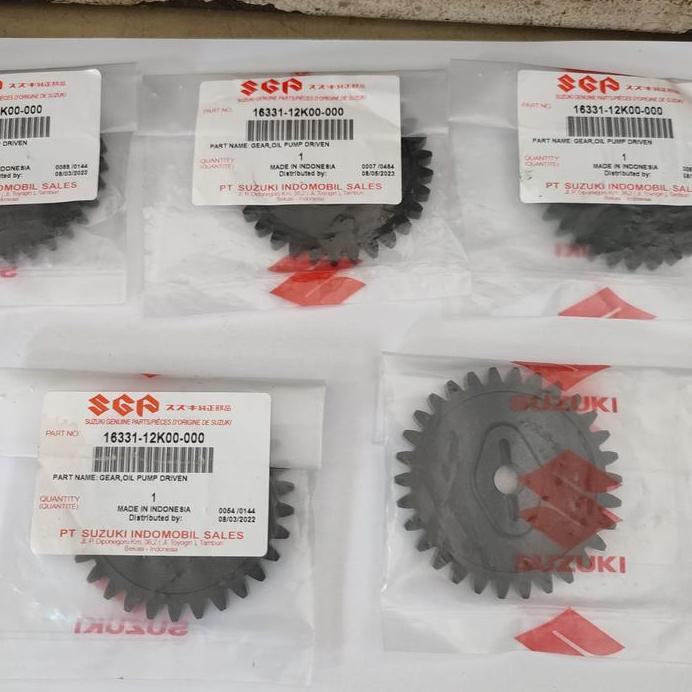 suzuki genuine part gear pompa oli suzuki gsx r, suzuki gsx s, suzuki bandit, suzuki satria Fu injek