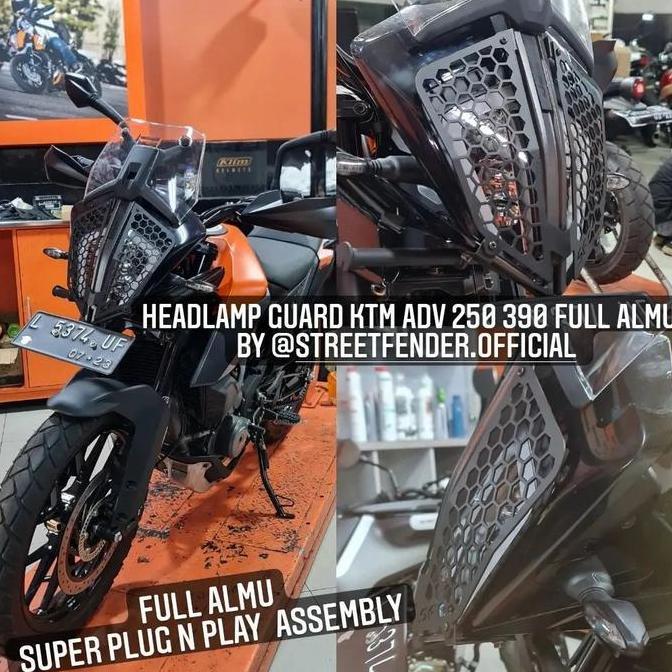 Cover Pelindung Lampu Headlamp Guard Street Fender KTM ADV 250 390