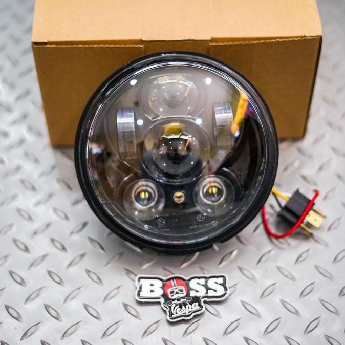 APITOYA Headlamp LED Daymaker with DRL Vespa LXV