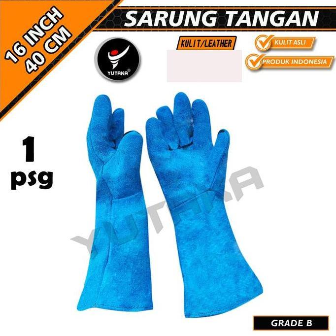 SARUNG TANGAN LAS YUTAKA 16INCH/ Sarung Tangan WELDING Yutaka