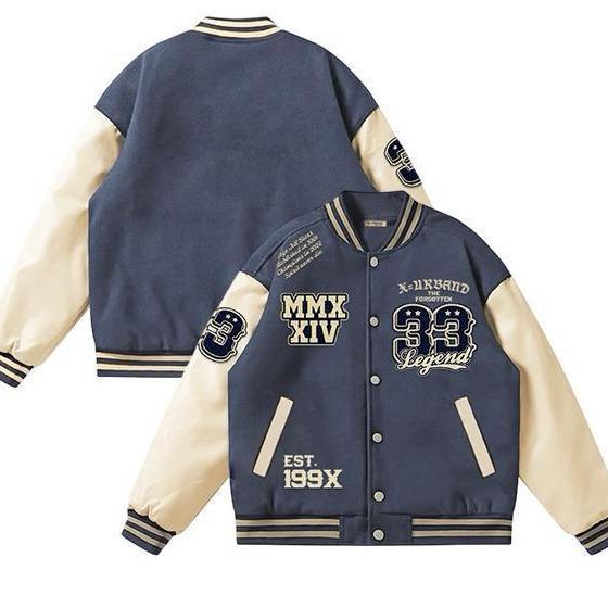 GARANSI Dhozen Jaket Varsity One Layer Forgotten Pe Fleece 280