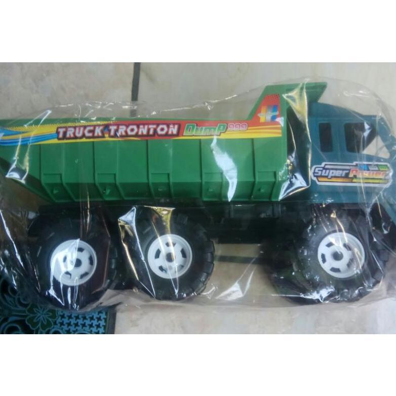 cuci gudang mainan truk ttd plastik untuk anak laki-laki