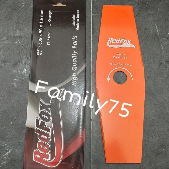 redfox 2tak pangkas rumput mata pisau mesin rumput 12 inch