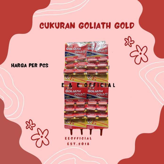 [ 1 PCS ] CUKURAN GOLIATH GOLD MATA 2 / CUKURAN GOLIATH KUNING MURAH