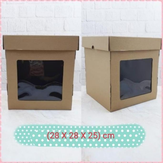 Dus Cake Tinggi, Box Kue Tart Tinggi, Kardus Kue Tinggi, Box Hampers