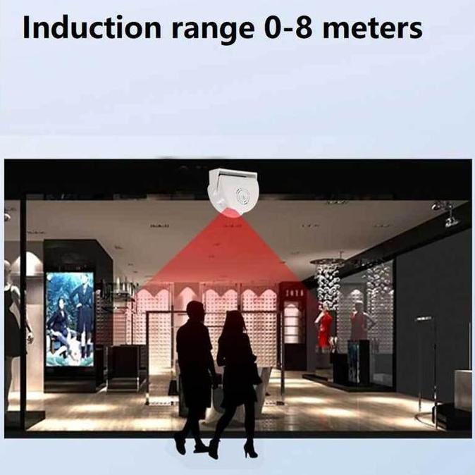 RAFENU Bel Pintu Sensor Gerak / Bell Sensor Gerak Toko / Electronic Guest Saluting Bell