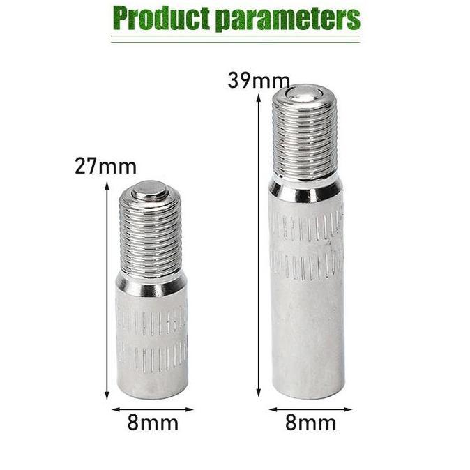 TOPFUF Adaptor Pentil Sepeda Presta to Schrader - Converter Aluminium Anti Bocor untuk Ban MTB/Fixie