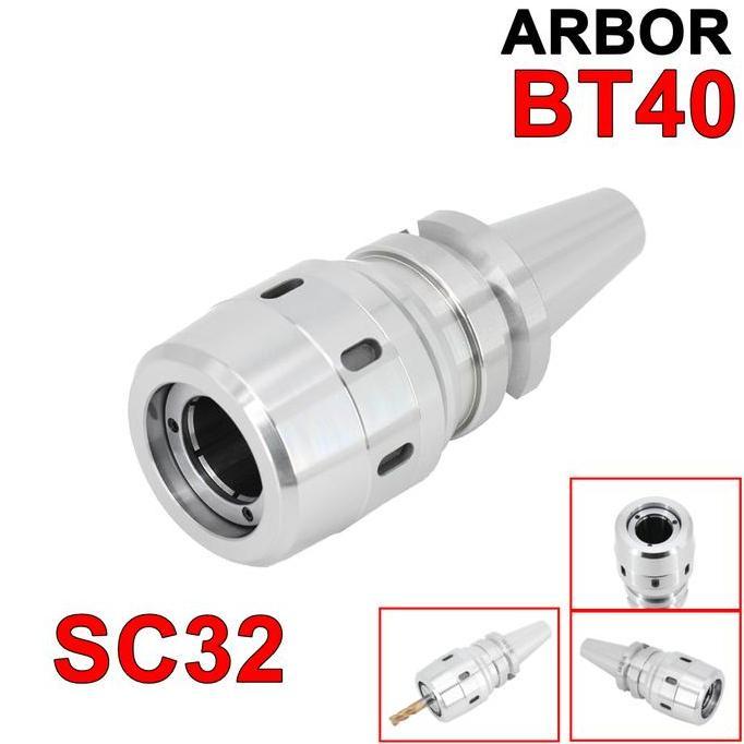 RAFENU ARBOR BT40 C32 105 MILLING COLLET CHUCK C 32 HOLDER BT 40 SC32