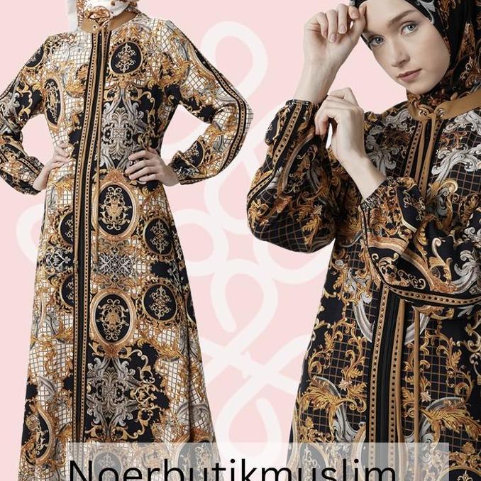 Hikmat Fashion Original A8847-05 Abaya Hikmat Terbaru 2024 noerbutikmuslim