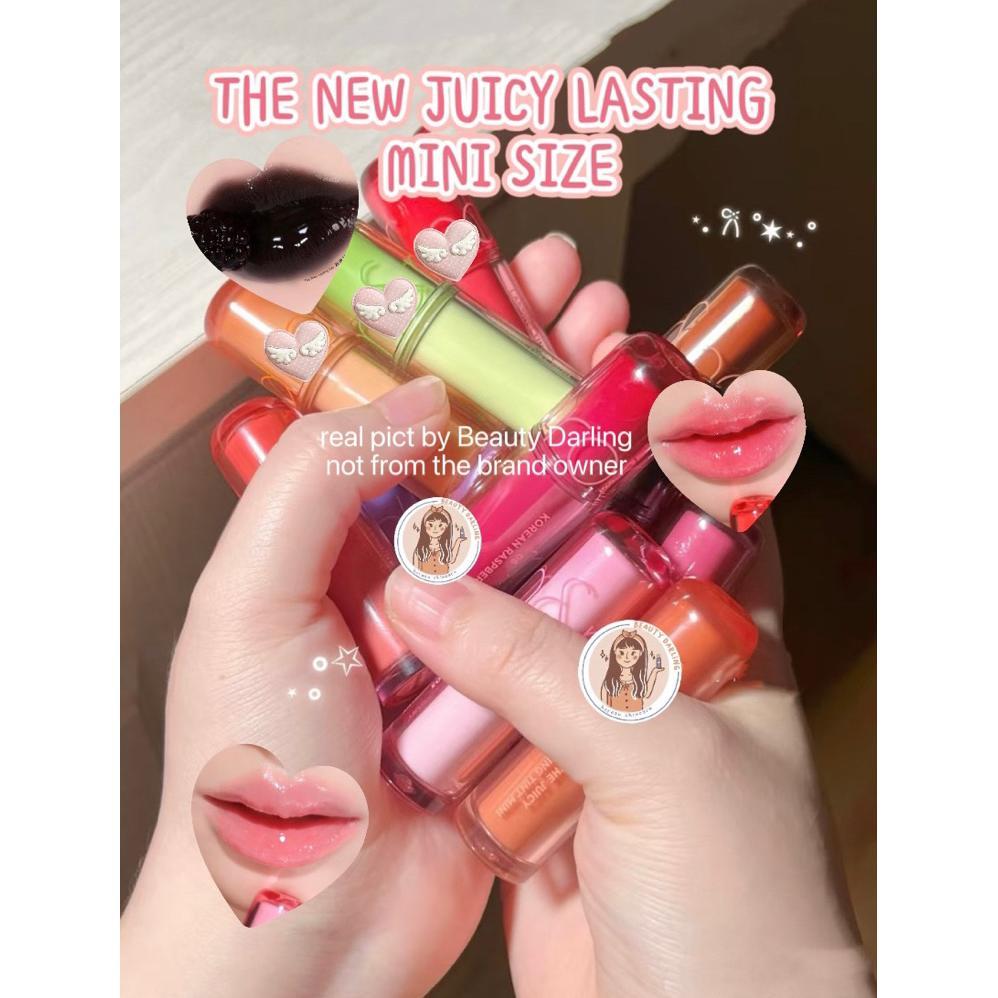 READY THE NEW JUICY LASTING TINT MINI SIZE | BLACK BERRY PINK GRAPEFRUIT RIPE PERSIMMON KOREAN RASBE